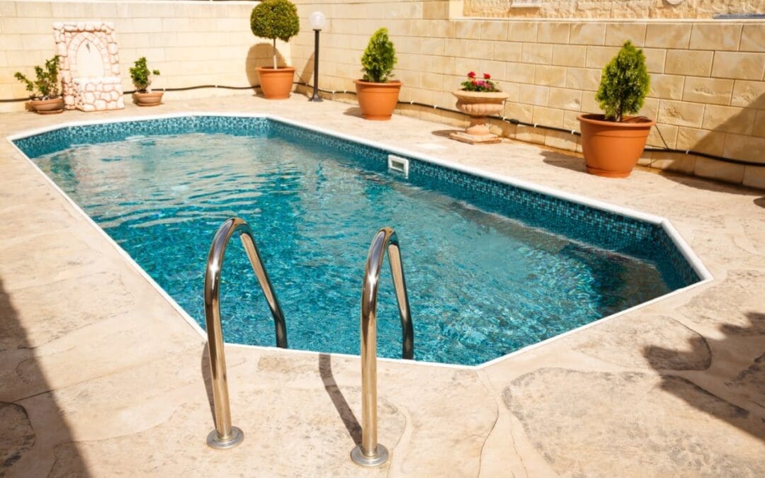 Small elegant pool created by Southern Pools Contractors