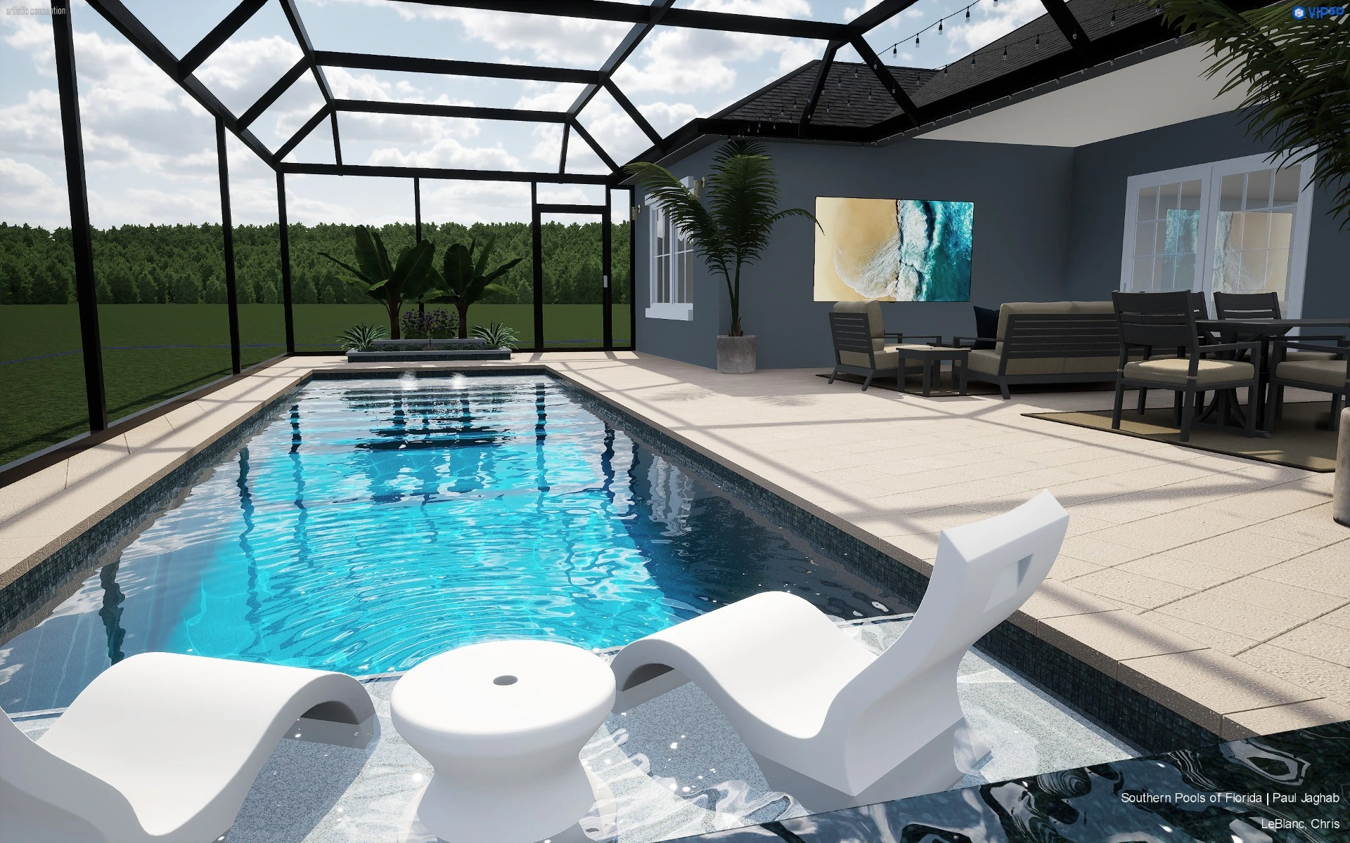 3D Design created by Southern Pools of Florida