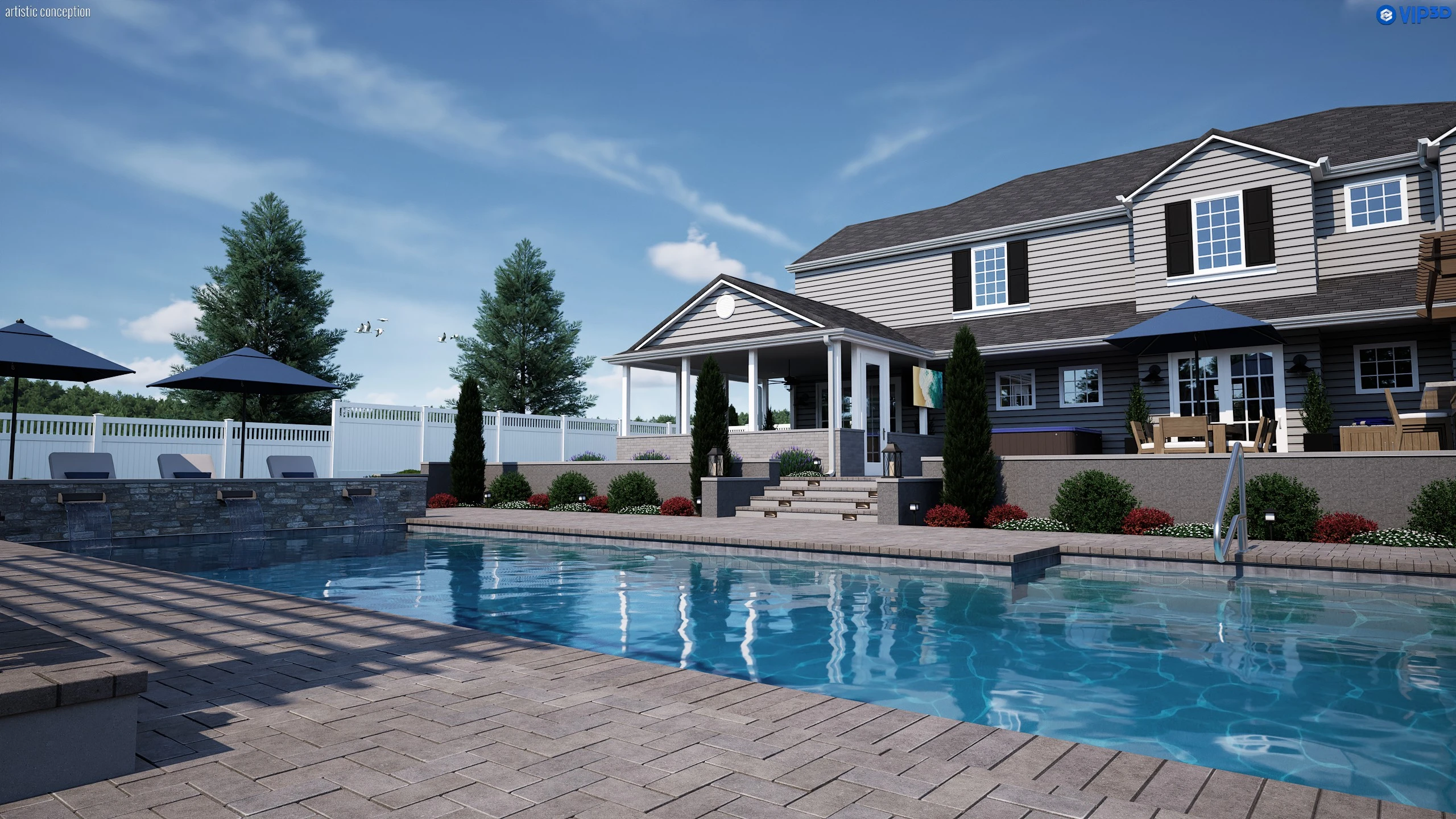 3D Design by Southern Pools of Florida