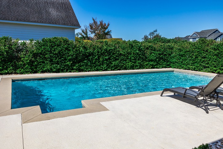 pool, ready for a swim