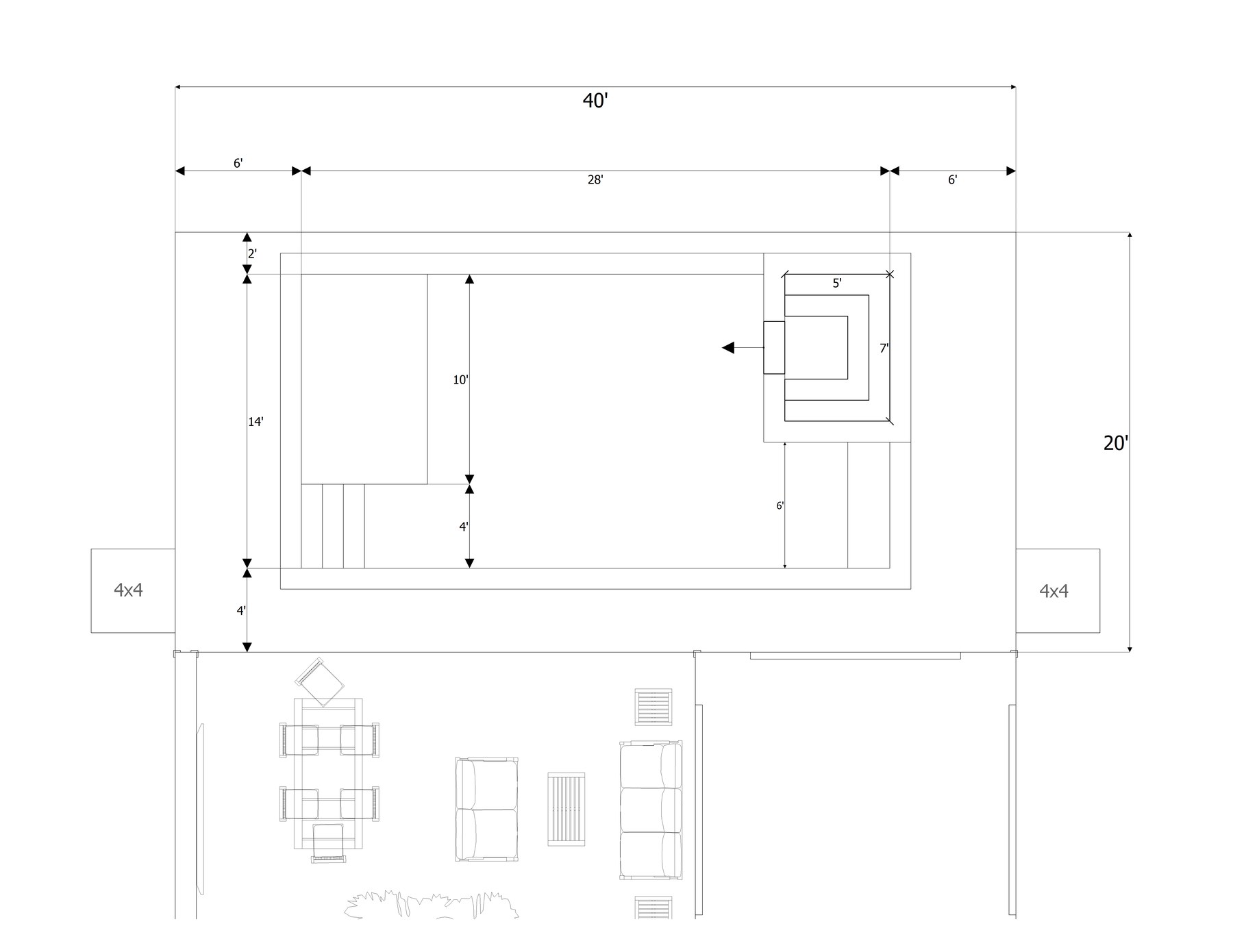 St. Johns 2D dimensioned plan — SP-011